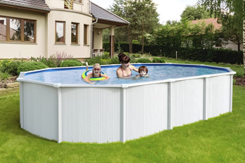 Prezzi delle piscine fuori terra rigide in acciaio White Pool